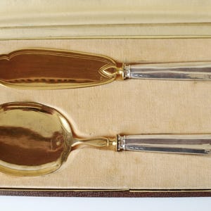 Girard Auguste 1921/1930 — Antique French 950 Silver Gilt Cake set