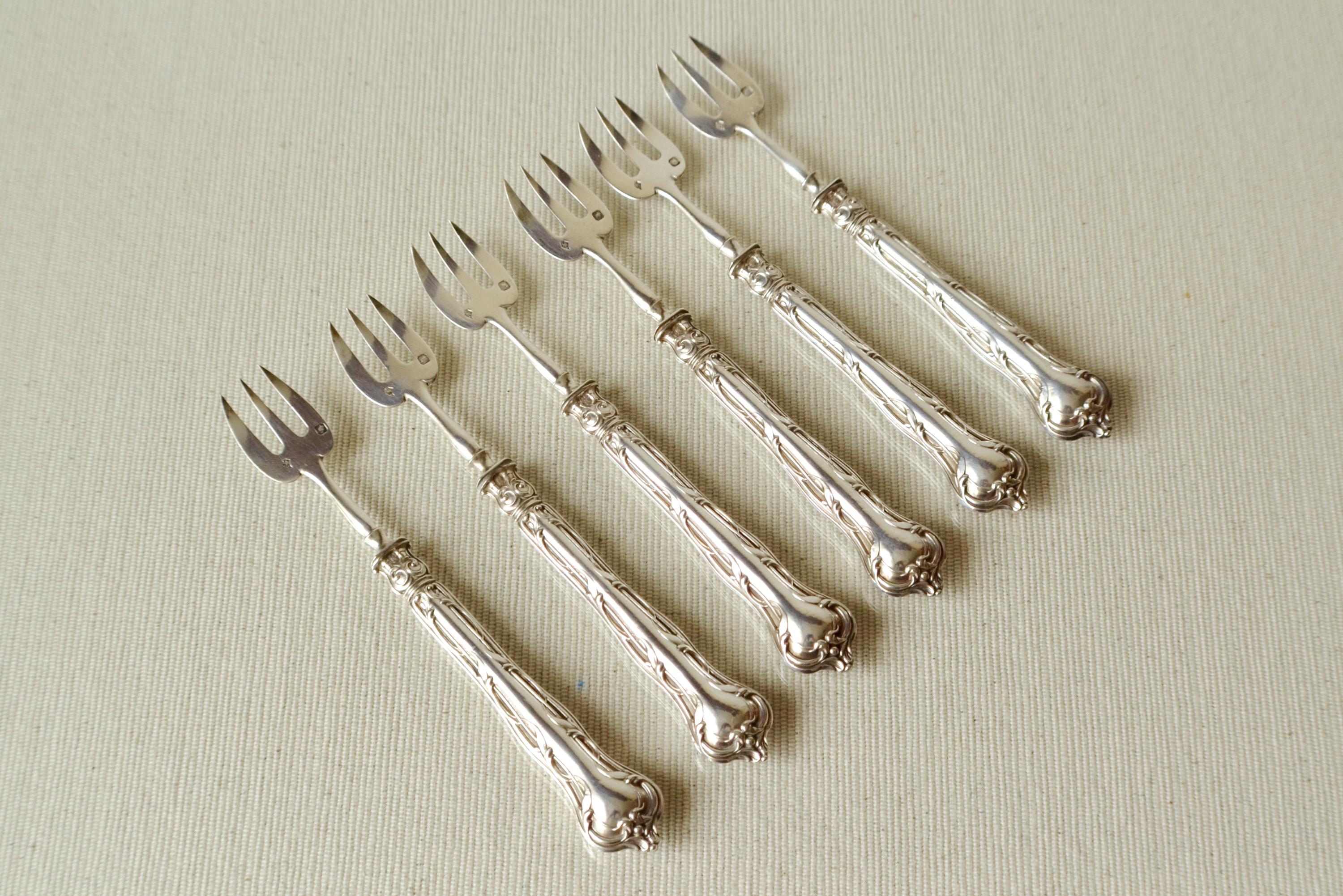 銀製フォーク　スターリング950(おそらく) 950 silver forks - Etsy 日本
