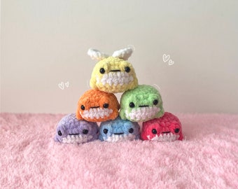 No-sew frog crochet pattern PDF file