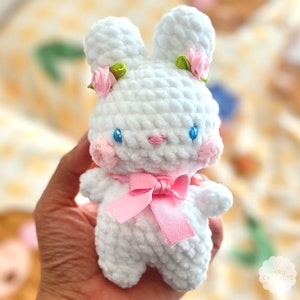 Baby bunny crochet pattern PDF