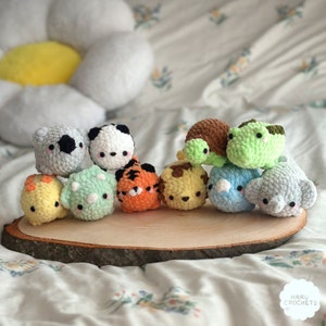 No-sew Floofballs bundle 2 Häkelanleitung PDF-Datei