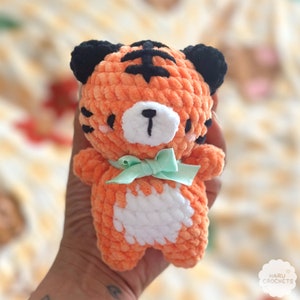 Baby tiger crochet pattern PDF