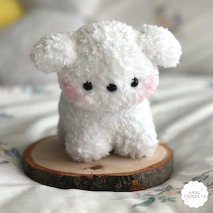 Tiny puppy crochet pattern PDF file