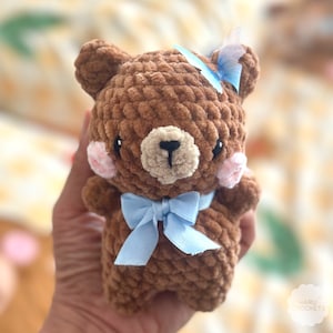Baby bear crochet pattern PDF
