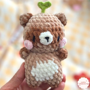 Baby raccoon crochet pattern PDF