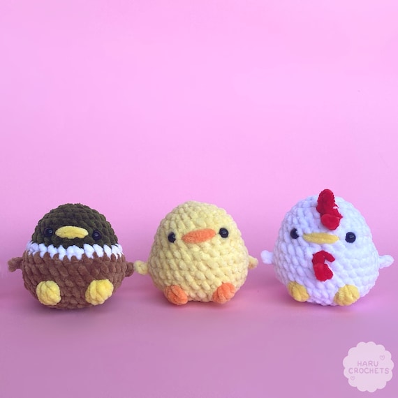 Bundle 7 Baby Animals, no sew amigurumi crochet patterns