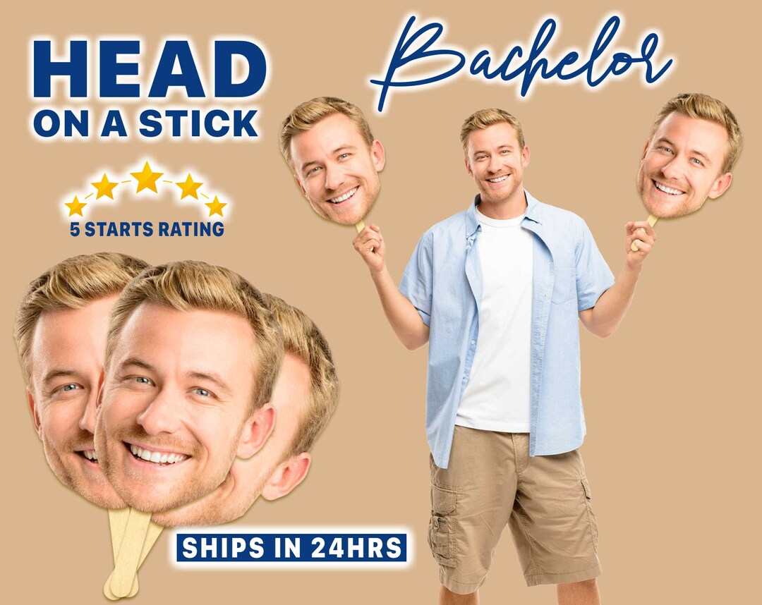 Face on a Stick or Face Fans, the Ultimate Personalized Fans & Custom