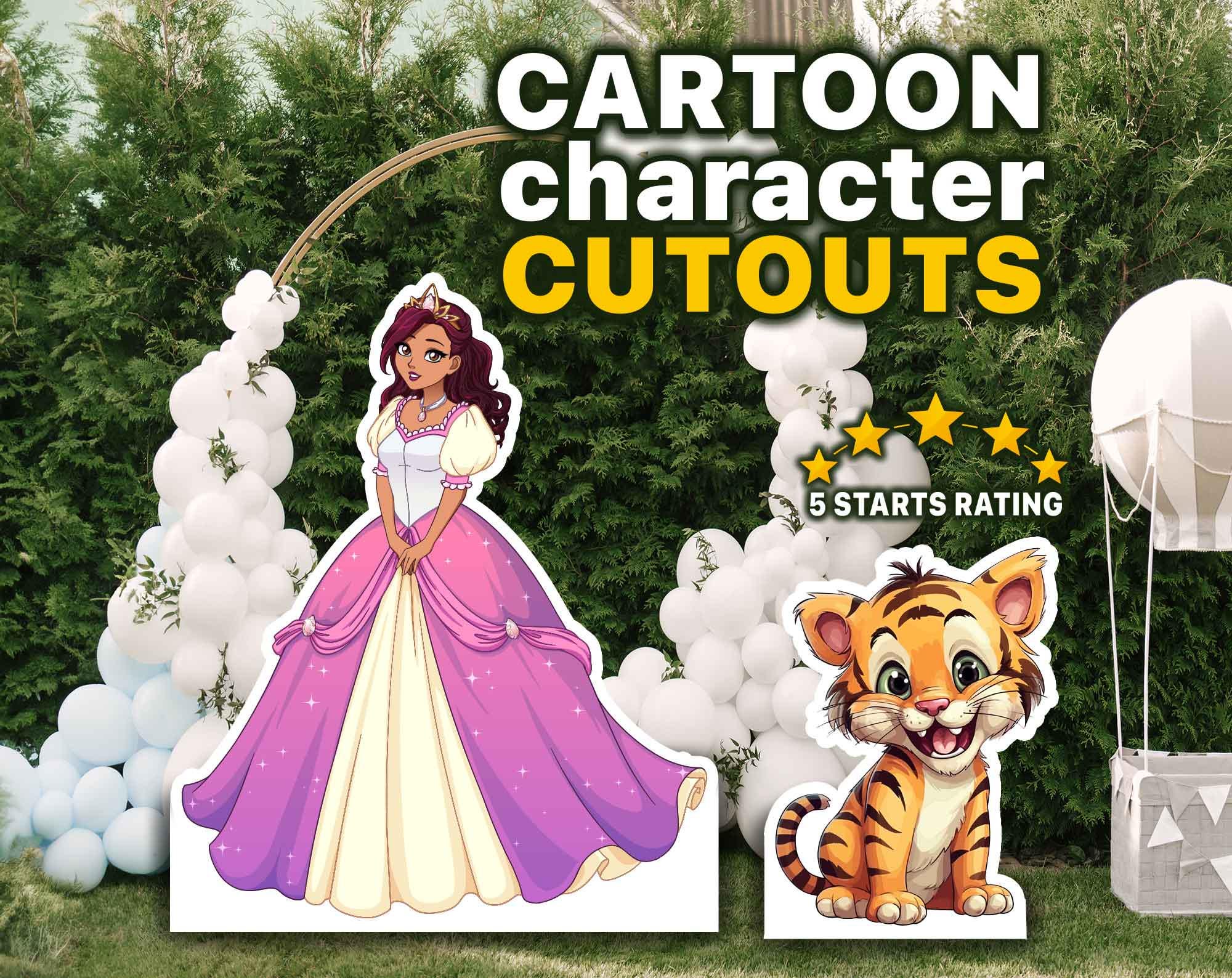 キャラクター切り抜き、カスタム切り抜き、漫画切り抜き、パーティー看板。等身大切り抜き、映画キャラクターボード