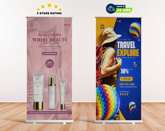 Retractable Banner, Adjustable banners, Pop up banner, Roll up banner, Promotional Banner