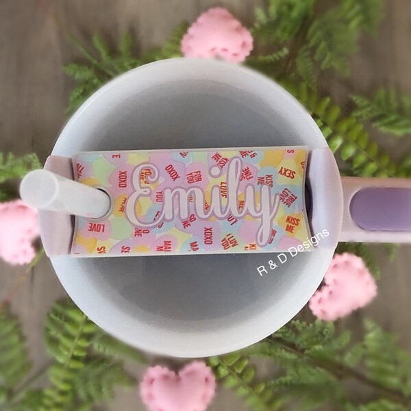 Conversation Heart Plates Etsy