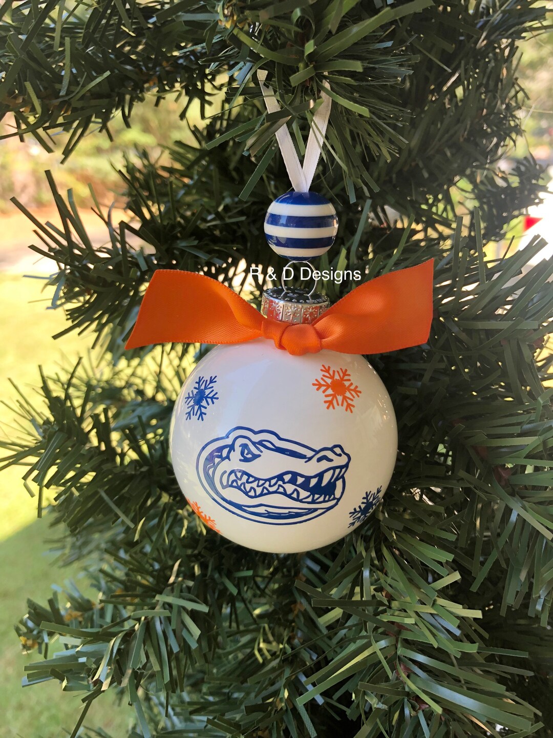 Florida Gators Christmas Ornament, Florida Gators Holiday Ornament