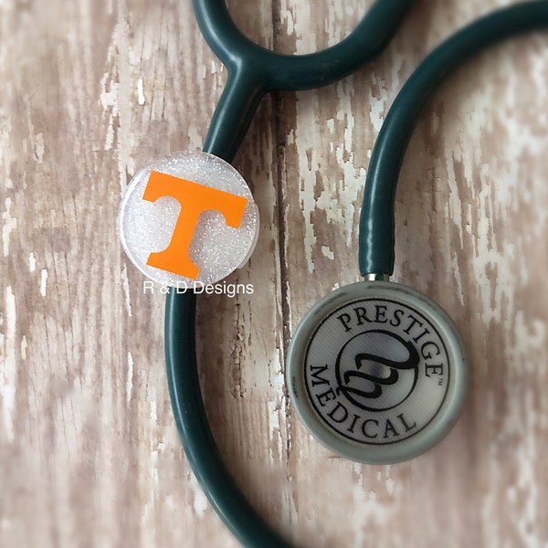 University of Tennessee Stethoscope Tag, Tennessee Stethoscope Name Plate Tag,Tennessee Volunteers Stethoscope Name Tag, Stethoscope Tag