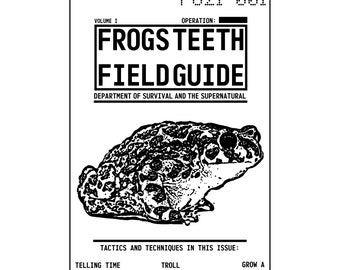Guía de campo de dientes de ranas Primera edición 21-001 DESCARGA DIGITAL