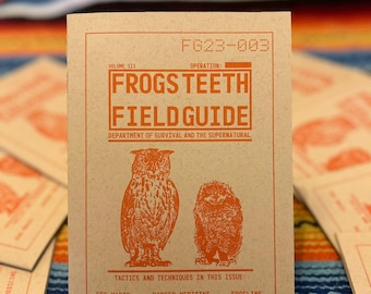 Frogs Teeth Field Guide FG23-003