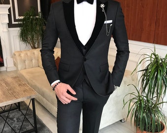 blue jacket grey vest