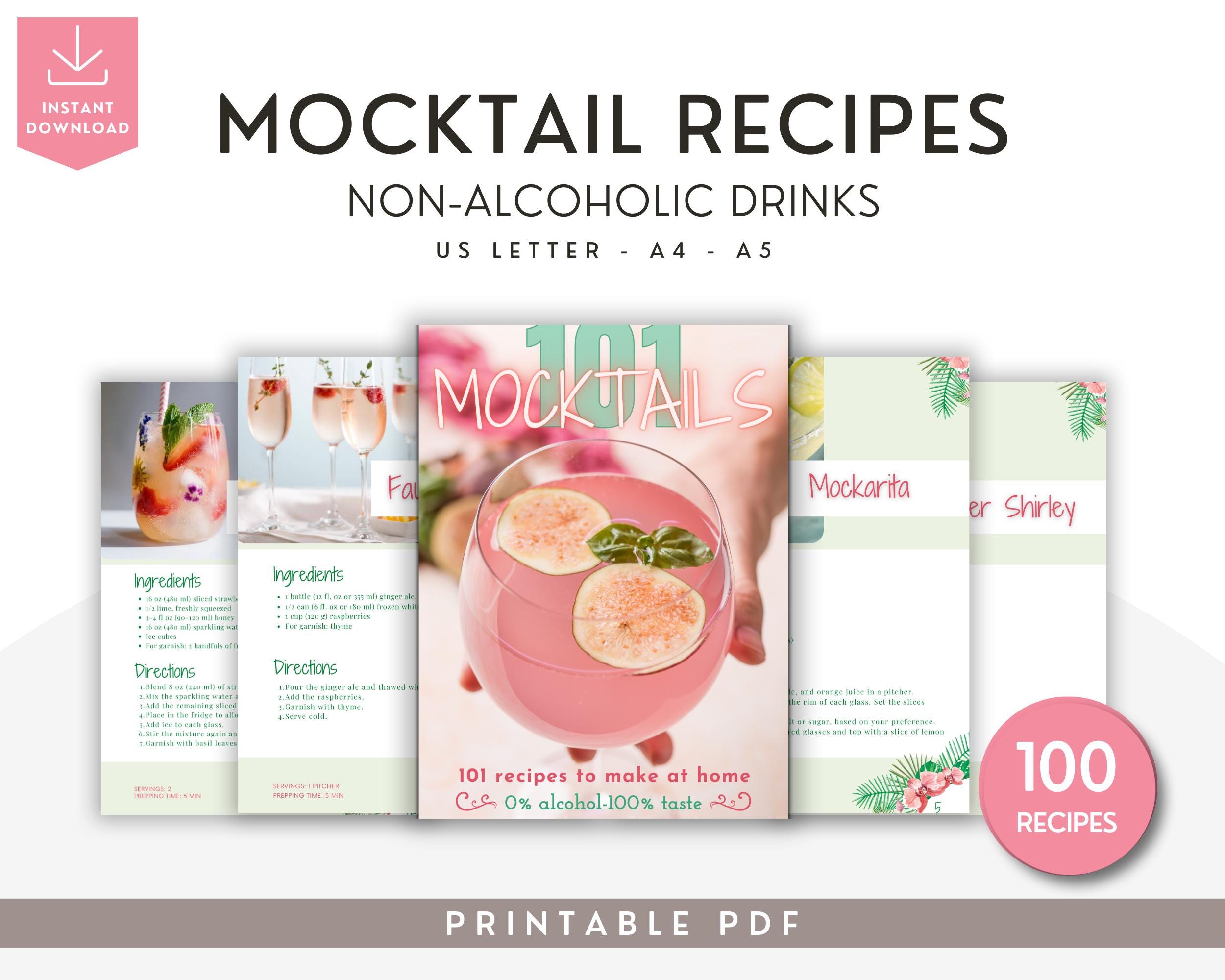 Mocktail Recipes.pdf Mocktail Recipes, 101 Non-alcoholic Drinks, Digital Mixologist E-book ...