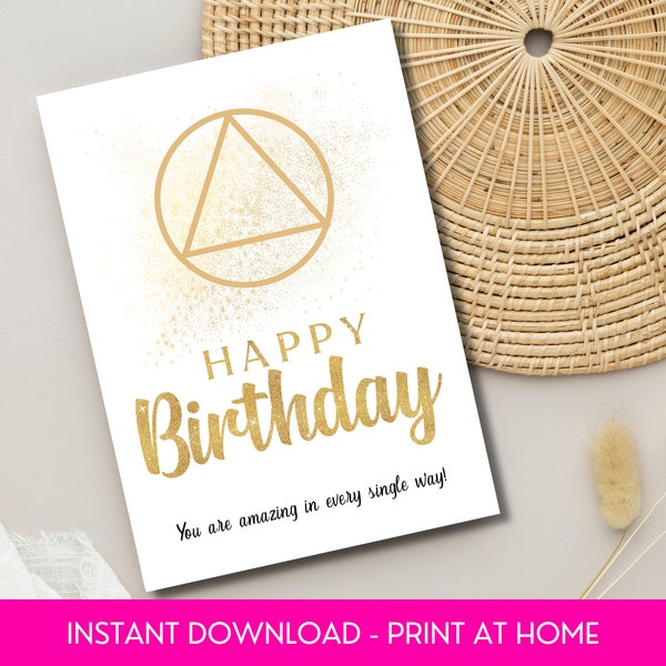 Sobriety Birthday - Etsy