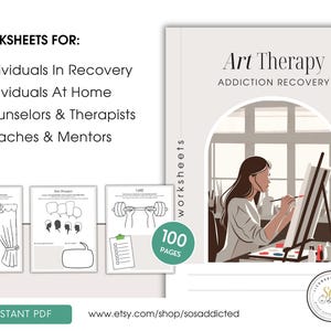 Creativity Through Recovery Worksheet.pdf Art Therapy Worksheets for Addiction Recovery - Printable Substance Use ...