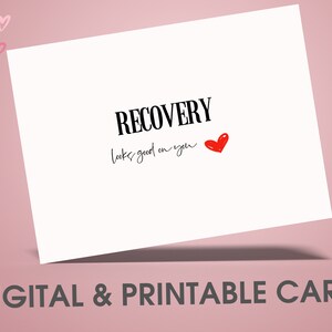 Druckbare Genesungskarte, digitale Valentinstag Karte, Sucht Wiederherstellung Sofortiger Download, Nüchternheit Karte Frau, Wiedergeburt Geschenk für Männer oder einen Freund