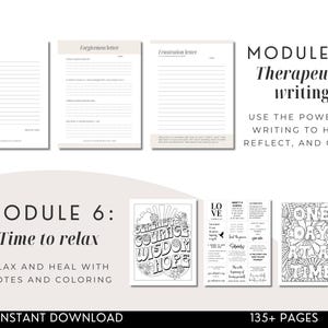 Addiction Recovery Workbook, Printable Fillable Therapy Worksheets ...