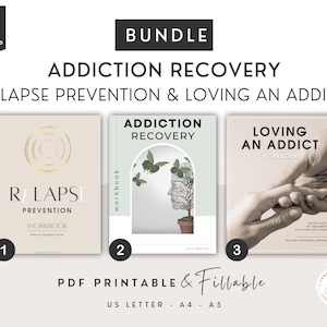 Addiction Recovery Worksheets, Relapse Prevention Plan AND Loving An Addict, Therapy Worksheet, Family Coping Skills, Urge Surfing Resources