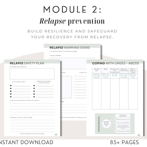 Addiction Recovery Workbook: 85 Worksheets and Trackers, Coping Skills, Relapse Prevention & Sobriety Journal PDF image 13