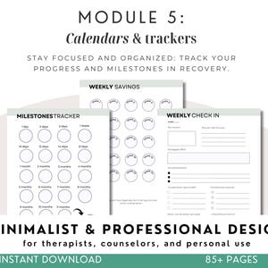Addiction Recovery Workbook: 85 Worksheets and Trackers, Coping Skills, Relapse Prevention & Sobriety Journal PDF image 15