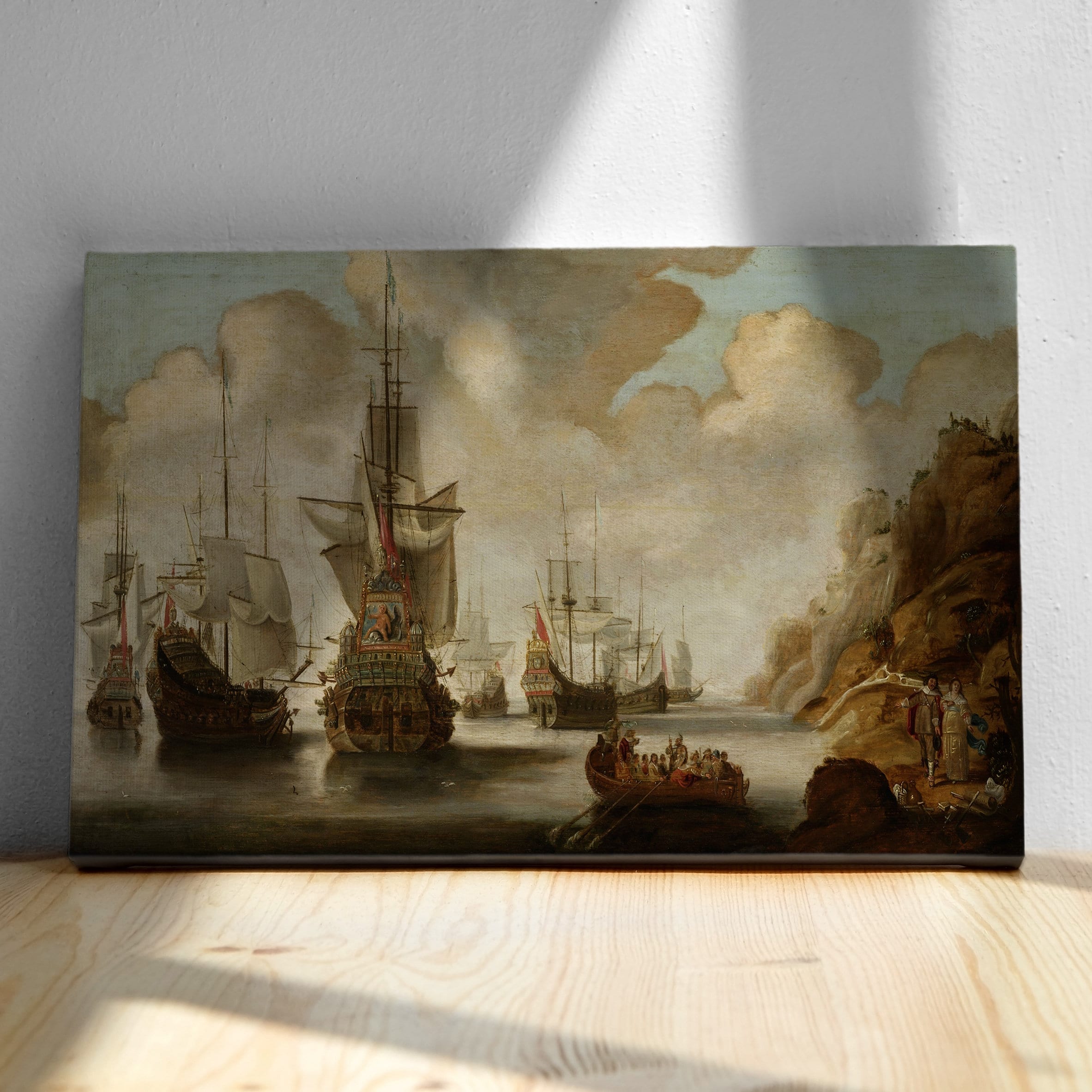 ship canvas painting, pirate ship painting, sailing painting, boating ship print, rowing boat poster, ships canvas print, ship wall art
