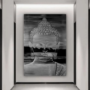 Buddha Canvas, Asian Wall Art, Buddha Wall Art, Meditation Canvas, Buddha Poster, Buddhist Print, Meditation Wall Art,