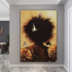 African Canvas Art, Ethnic Canvas, African Wall Art, South African Art, Large Canvas Print, African Dancer Art