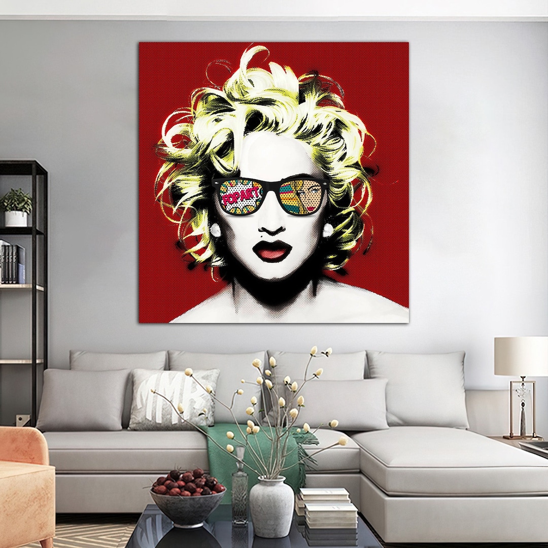 Pop Art Wall Art, Comic Pop Art, Woman WOW, Omg Shock Comic Style