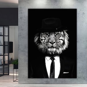 Lion Man  Canvas, Lion Wall Art, Lion Canvas, Lion Wall Decor, Animal Wall Art, Animal Canvas, Lion Photo, Lion Print,