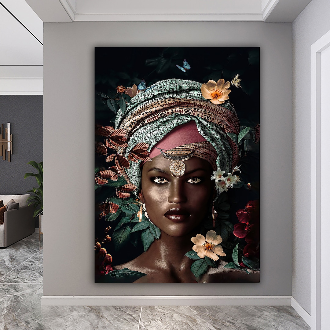 African Canvas Art, Ethnic Canvas, African Wall Art, South African Art