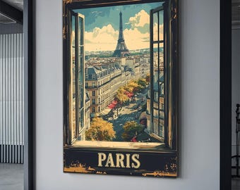 Paris Travel Print Wall Art Paris Wall art ,Home Décor Paris Gift Art, Lovers France Art ,Lover Gift Paris Print France Wall Art