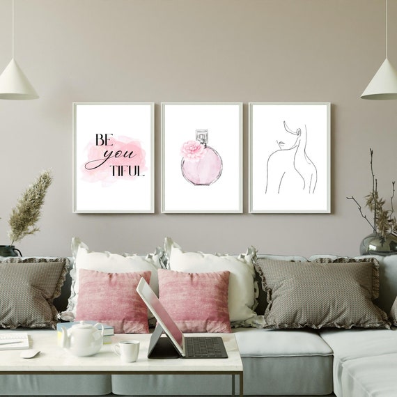Printable Wall Art Set of 3 Wall Decor Bedroom Wall Art Etsy