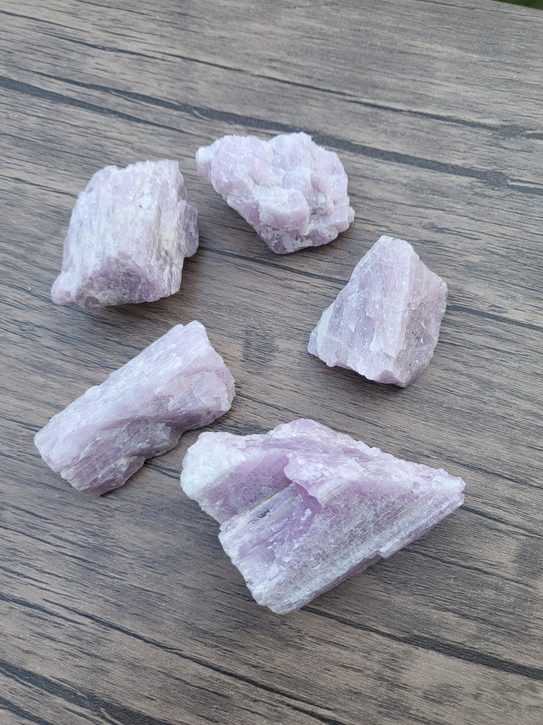 Raw Kunzite Natural Free Form Healing Good Quality Etsy UK