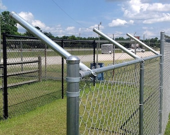 Extensiones de tubo Extend-a-post de 1-5/8" de diámetro exterior y 1' de largo - Para usar con riel superior de 1-3/8" - Paquete de 9