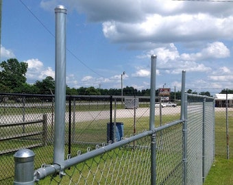 Extensiones de poste de 1-5/8" (extensor de 2') para riel superior de 1-3/8", paquete de 10