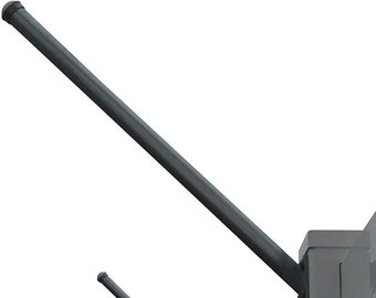 Extensiones para postes de cerca de 45 grados - PVC/Madera, montaje en superficie (paquete de 10)