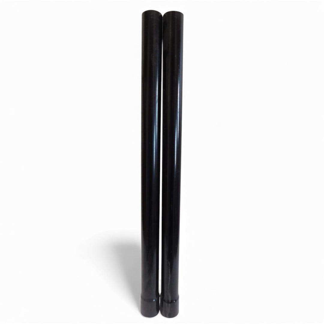 Extend-a-post - 2-1/2" X 1' Fence Extender – Black – Raises Chain Link ...