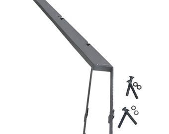 Extensión de alambre de púas de 45 grados, 6 hilos, con tapa sobre el bucle, paquete de 9