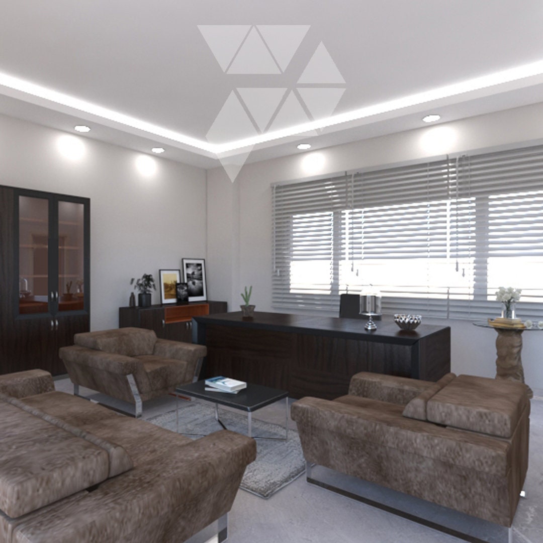 Office Interior Architecture Design - Etsy