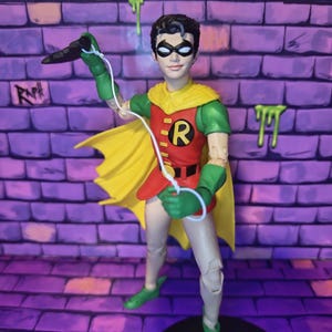 Custom DC Multiverse 7&quot; scale Robin action figure from DC comics Dick Grayson