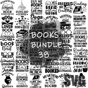 Books Reading SVG bundle, Digital PDF Instant Download, Cricut Cut Files, High Quality Vector, For Custom Shirt, Projects