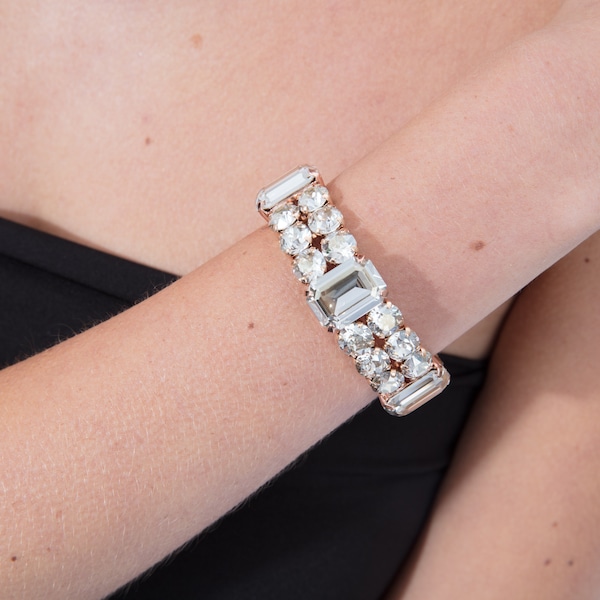 Swarovski Crystal cuff bracelet