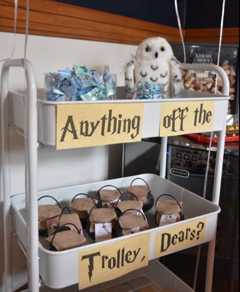 Auch was Außergewöhnliches, Liebes Schild Aufkleber für Zauberparty, Babyparty, Hochzeit, Geburtstag, Candy Cart Trolley Schild Bild 2