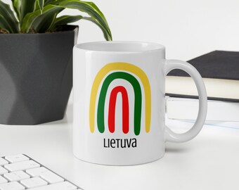 Lietuva Regenboog Vlag Mok