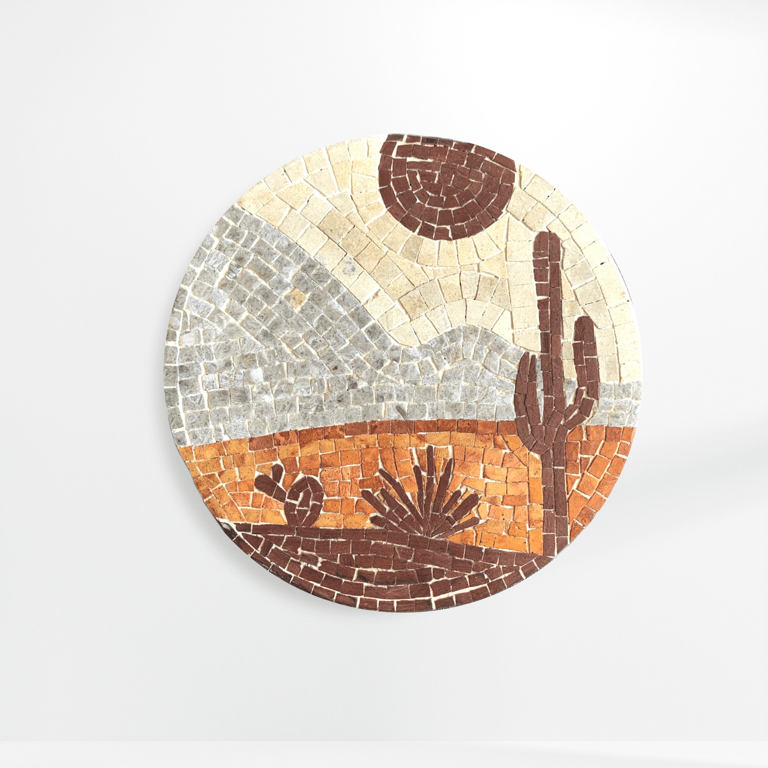 Tableau en Mosaïque Paysage Desert
