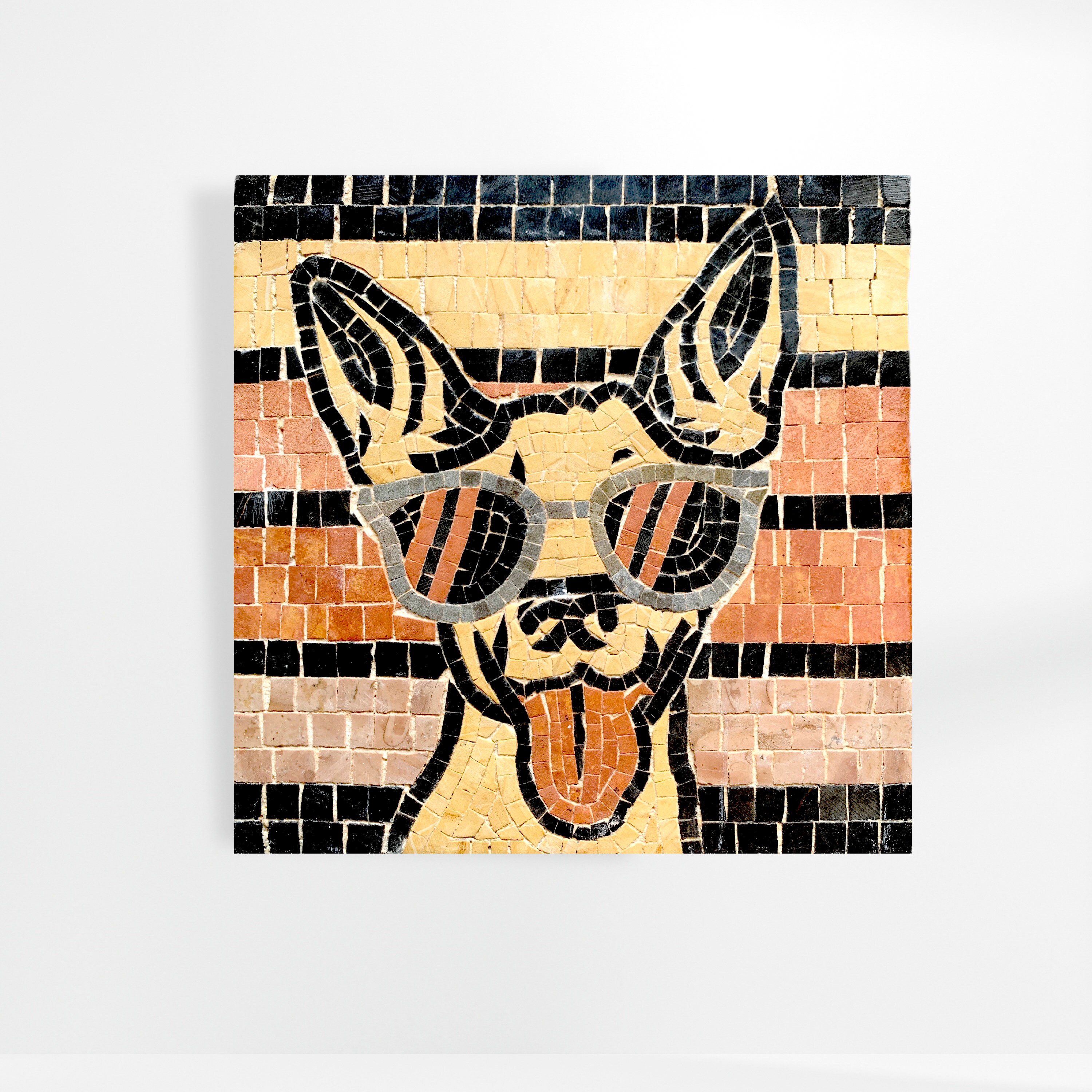 Tableau en Mosaïque Doggy