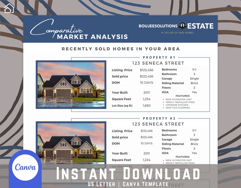 CMA Template Real Estate CMA Packet, Listing Presentation, Real Estate CMA Template Real Estate CMA Packet, Listing Presentation, Real Estate